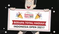 Tahukah Kamu, Berapa Total Hadiah yang Diperoleh di Turnamen Indonesia Open 2021? Berikut Rinciannya
