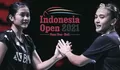  Indonesia Open 2021: Pukulan Ganda Putri Febriana - Amalia Buat Cedera Unggulan Malaysia