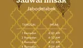 Berikut Jadwal Imsak dan Buka puasa Ramadhan 2022 untuk Wilayah Jabodetabek