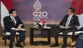 Presiden Joko Widodo pertemuan bilateral dengan Perdana Menteri Jepang Fumio Kishida di KTT G20