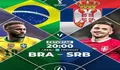 Head to Head Piala Dunia 2022 Brazil vs Serbia 25 November 2022 : Pernah Bertemu di Piala Dunia 2018