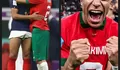 Rayakan kemenangan timnas Prancis atas Maroko, para suporter bersorak gembira di Paris