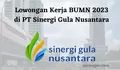 Lowongan Kerja BUMN 2023 di PT Sinergi Gula Nusantara, Simak Posisi dan Persyaratannya