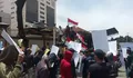 Demo di Depan Kantor Baharkam Polri, Situasi Arus lalu lintas Ramai Lancar