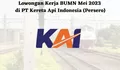 Lowongan Kerja BUMN Mei 2023 PT Kereta Api Indonesia Persero Lulusan SLTA, D3, D4, atau S1