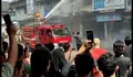 Bikin Panik, Detik Detik Kebakaran Landa Pasar Induk Caringin Bandung