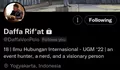 Inilah Sosok Muhammad Daffa Rif'at, Diduga Lolos Simak UI, Benarkah Pernah Terjerat Kasus KS?