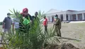 Komplek Grha Megawati Klaten Dihiasi 48 Pohon Kurma