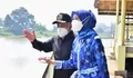 Wakil Ketua DPRD Jabar Ineu Purwadewi Sundari beserta Komisi IV DPRD Jabar saat melakukan kunjungan lapangan di lokasi Revitalisasi Situ Ciburuy
