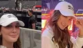 Heboh Luna Maya Saksikan Soundcheck Konser BTS di Las Vegas