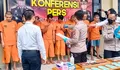 Polres Tasikmalaya Libas 8 Pelaku Curanmor dan Amankan 12 Motor Hasil Curian