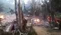 5 rumah di Dusun Kuta Ludes Terbakar, Gegara Bakar Sampah