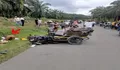 Tabrakan dengan Becak Bawa Seng, menewaskan Bidan Puskesmas Dengan Kondisi Kepala Putus