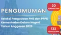 Gaji Hingga 25 Juta, Kemendagri Buka Lowongan Penerimaan CPNS dan PPPK 2023. Link Lengkap Formasi Ada Dibawah