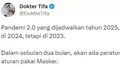 Viral Info Lockdown September 2023 Benarkah Gegara Pandemi 2.0? Begini Penjelasan Dokter Tifa