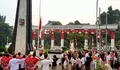 Tutup Festival Merah Putih, Warga hingga Generasi Muda Bogor Saksikan Penurunan Bendera di Tugu Kujang
