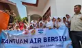 Aqua Salurkan Bantuan Air Bersih