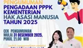 Daftar Jurusan yang Dibutuhkan di Seleksi PPPK 2025 Kementerian HAM, Pendaftaran hingga 23 Januari, Yuk Buruan