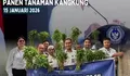 Panen Raya Serentak, Rutan Tanjung Pura Sukses Panen Tanaman Kangkung