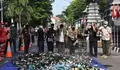 Kapolres Demak Pimpin Pemusnahan Ribuan Botol Miras Oplosan
