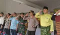 Kapolresta Deli Serdang Hadiri Upacara Peringatan Hari Guru Nasional Ke 77 Tahun 2022 di Alun-Alun Pemkab Deli Serdang