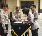 Kapolresta Pekanbaru Harapkan Pejabat Baru Dilantik Bisa Laksanakan Terobosan Kreatif
