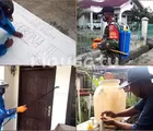 Warga RW 09 Tangkerang Tengah Bubuhkan Tanda Tangan Diatas Kain 7 Meter