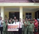 BRK Bangkinang Serahkan Hadiah Simpeda Rp100 Juta kepada KUD Setia Tani