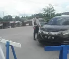 Iptu Hendra Bakti: Jalan Disekat Untuk Mencegah Penyebaran Virus Corona di Pekanbaru