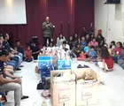 Kebersamaan Tim Jumat Barokah dengan Anak Panti Asuhan