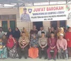 Lurah dan Warga Apresiasi Jumat Barokah Polsek Tenayan Raya