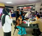1.316 Orang Divaksin di Polres Kampar