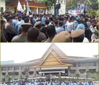 Karlahut Kembali Terjadi, Mahasiswa Demo Gubri Syamsuar
