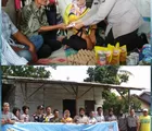 Polresta Pekanbaru Bantu Buruh Serabutan