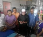 Jenguk Raisa di Pekanbaru, Dani M Nursalam Pihak Keluarga Diberi Ketabahan