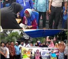 Nenek Rosma Bahagia Dikunjungi Tim Jumat Barokah Polresta Pekanbaru