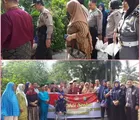 Sambut HUT Bhayangkara, Polresta Pekanbaru Berbagi kepada Warga