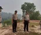 Kapolsek Tenayan Patroli Karhutla