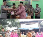 Wakapolda Riau Bantu Masjid dan Warga Kurang Mampu