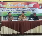 Wakapolresta Terima Kunker Tim Sespimmen Polri