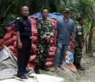 Aparat Kodim Rohil Amankan 8 Ton Bawang Ilegal
