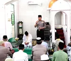 Safari Jumat, Wakapolresta Pekanbaru Sampaikan Pesan Kamtibmas