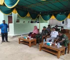 Silaturrahmi Dandim Kampar dengan Masyarakat Mahato 