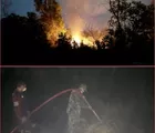 Lahan Milik Pensiunan PNS Membara, TNI dan Warga Berjibaku Padamkan Api