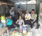 Buruh Tani Lengkuas Bersyukur Ada Polisi Pekanbaru yang Peduli