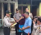 Rumah Bhabinkamtibmas Terbakar, Polresta Pekanbaru Beri Bantuan