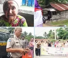 Dibantu Tim JB Polresta Pekanbaru, Nenek Berusia 104 Tahun Tersenyum Bahagia
