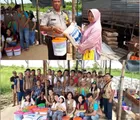 110 Warga Dapat Sembako Gratis dari Bhabinkamtibmas