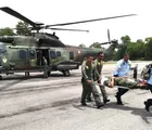 TNI AU dan RSAF Bantu Evakuasi Warga Daerah Terpencil