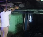 Sebuah Rumah di Pandau Jaya Siak Hulu Terbakar